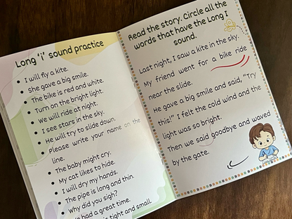 Phonics Funhouse – Level 2 | Advanced Phonics Practice Book for Kids 4-8 years