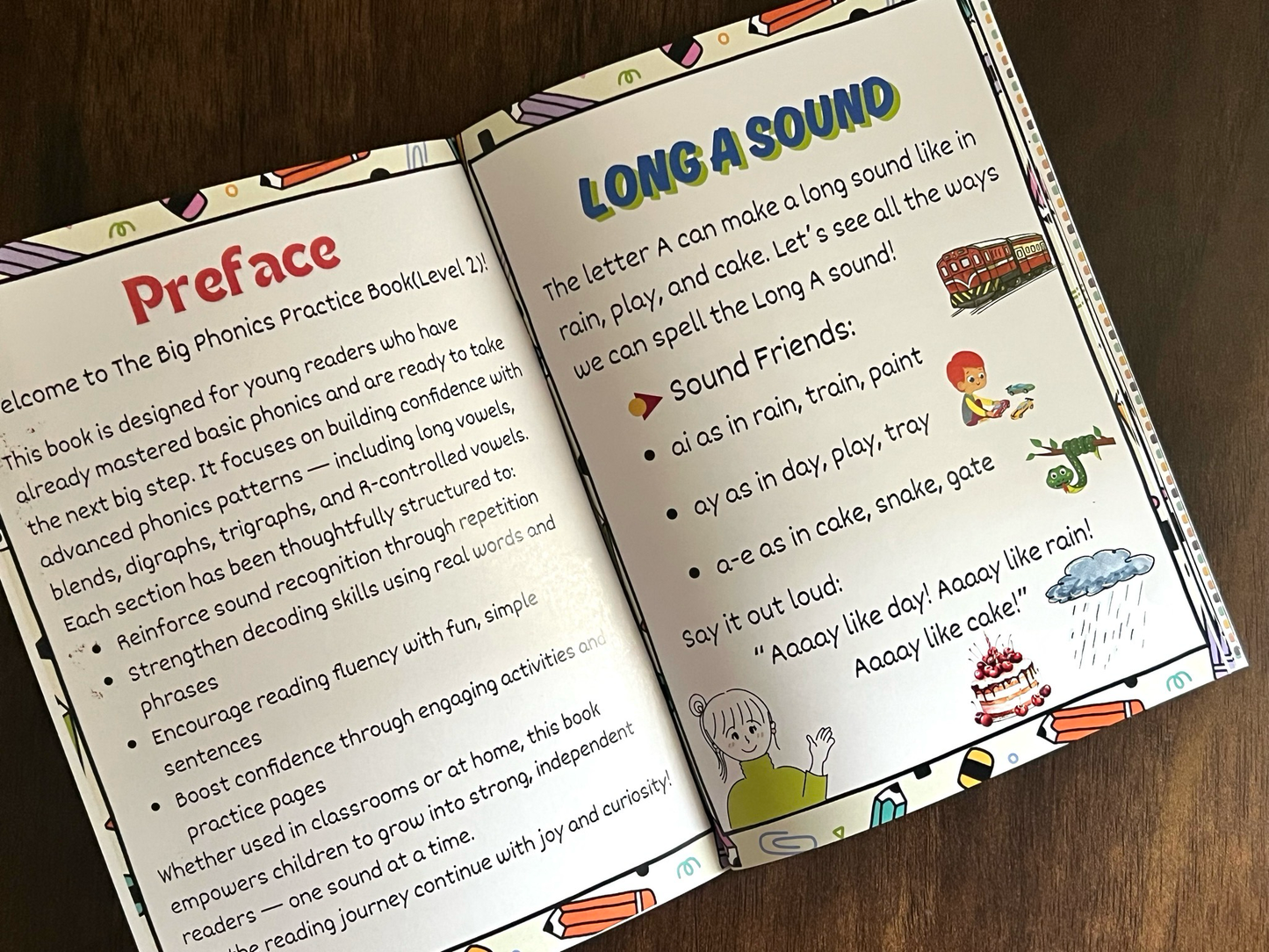 Phonics Funhouse – Level 2 | Advanced Phonics Practice Book for Kids 4-8 years