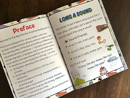 Phonics Funhouse – Level 2 | Advanced Phonics Practice Book for Kids 4-8 years